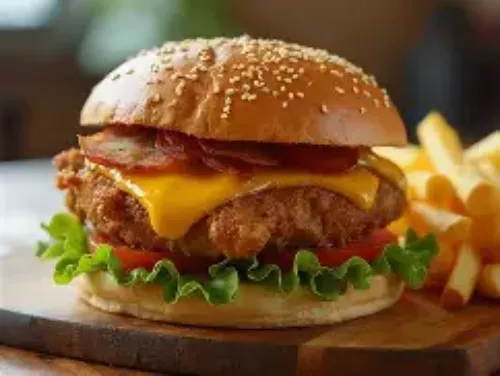 Classic chicken burger